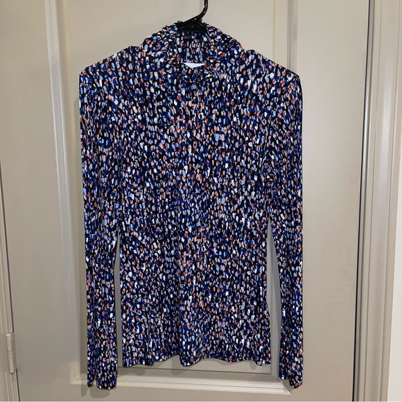 Boss Tops Boss By Hugo Boss Long Sleeve Emerie Turtleneck Blueblack